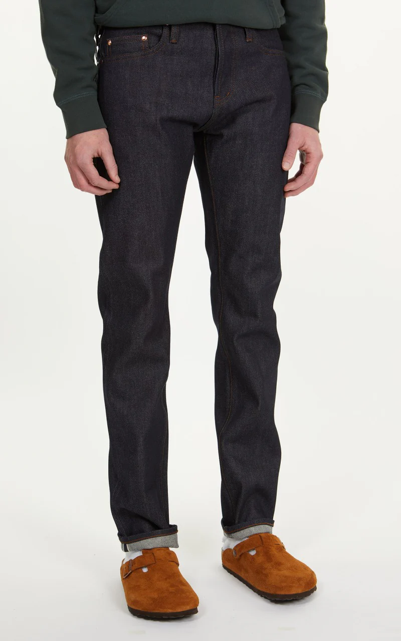 The Unbranded Brand UB201 Tapered Fit Selvedge Indigo 14.5oz - Image 5