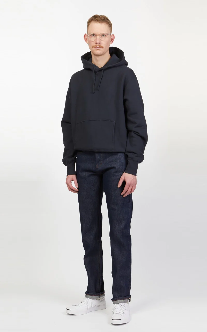 The Unbranded Brand UB221 Tapered Fit Heavyweight Selvedge Indigo 21oz - Image 3