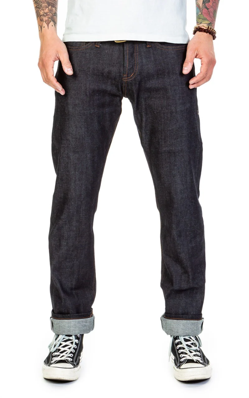 The Unbranded Brand UB222 Tapered Fit Stretch Selvedge Indigo 11oz - Image 2