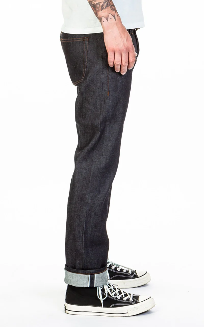 The Unbranded Brand UB222 Tapered Fit Stretch Selvedge Indigo 11oz - Image 5