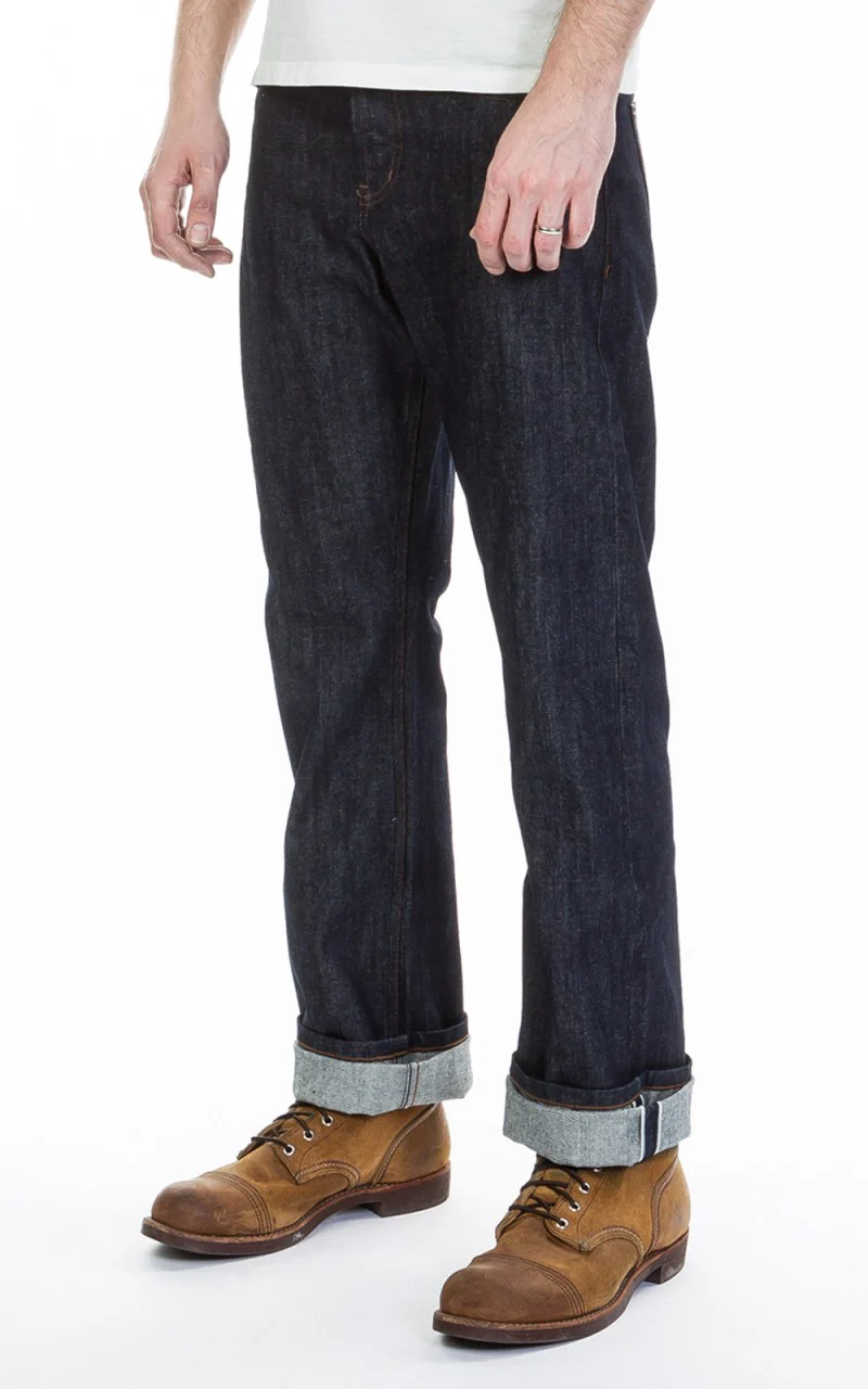 The Unbranded Brand UB301 Straight Fit Selvedge Indigo 14.5oz - Image 5