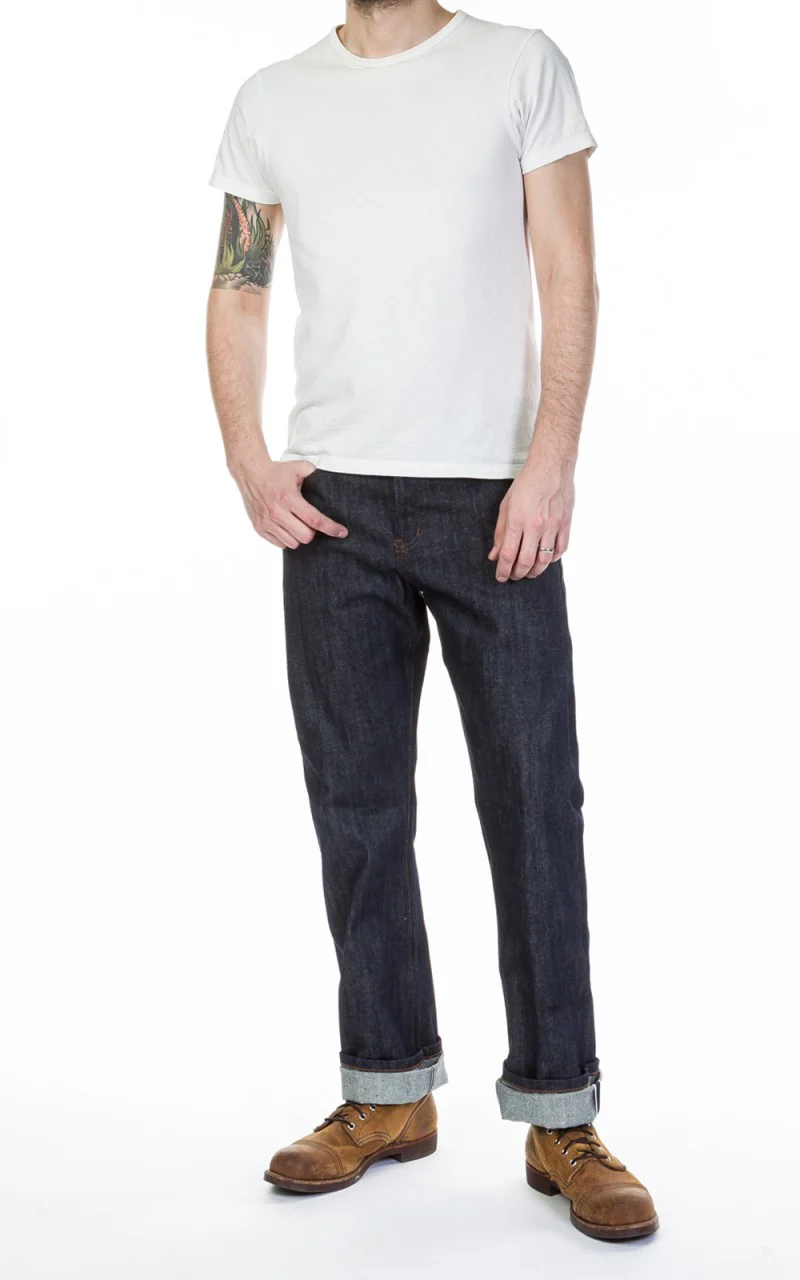 The Unbranded Brand UB301 Straight Fit Selvedge Indigo 14.5oz - Image 7