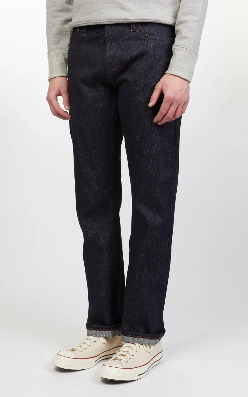 The Unbranded Brand UB321 Straight Fit Heavyweight Selvedge Indigo 21oz - Image 5