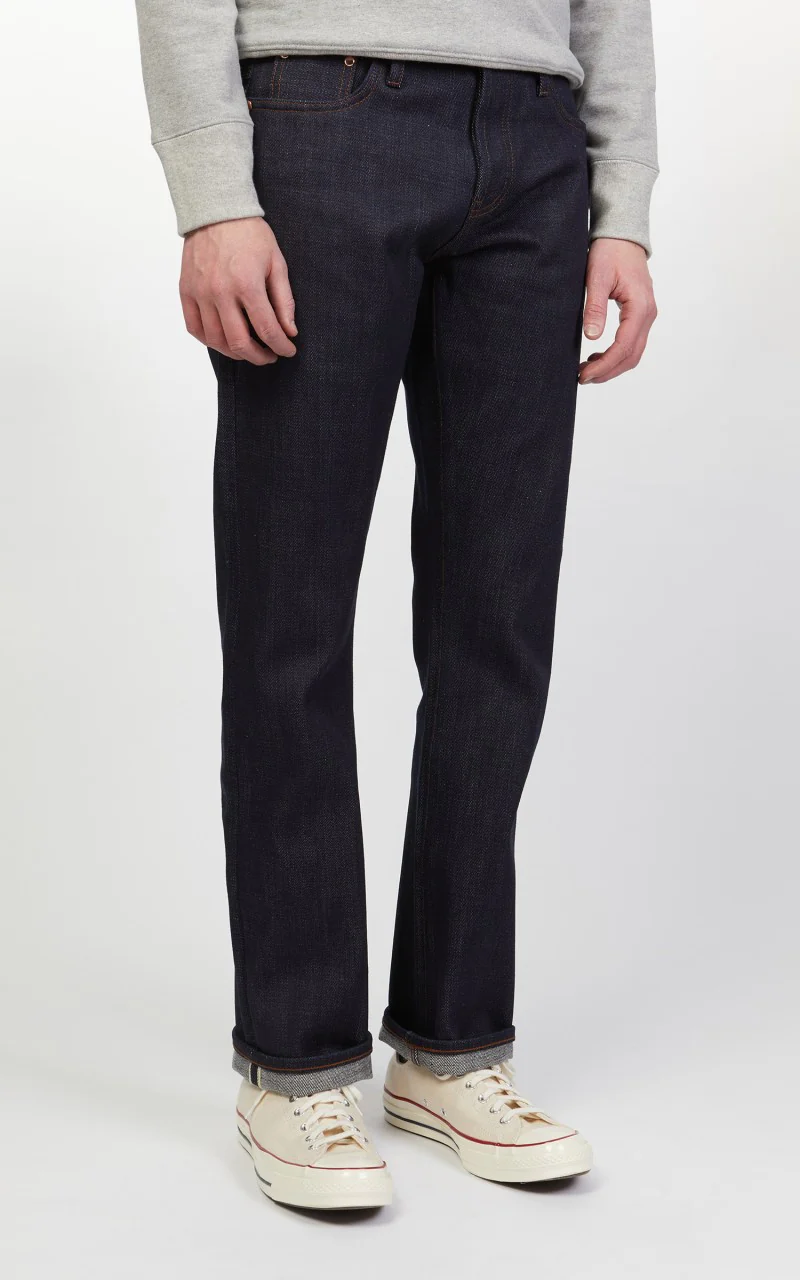 The Unbranded Brand UB321 Straight Fit Heavyweight Selvedge Indigo 21oz - Image 6