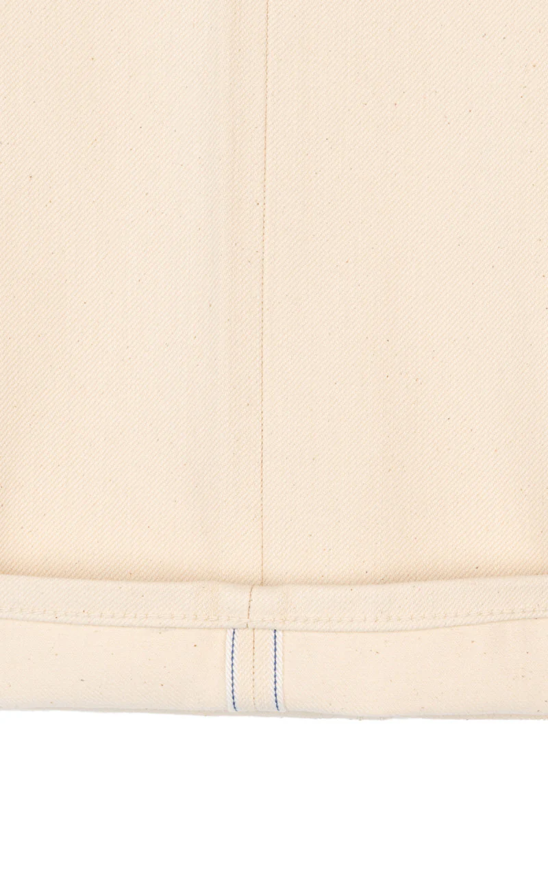 The Unbranded Brand UB397 Straight Fit Selvedge Ecru 13.5oz - Image 3