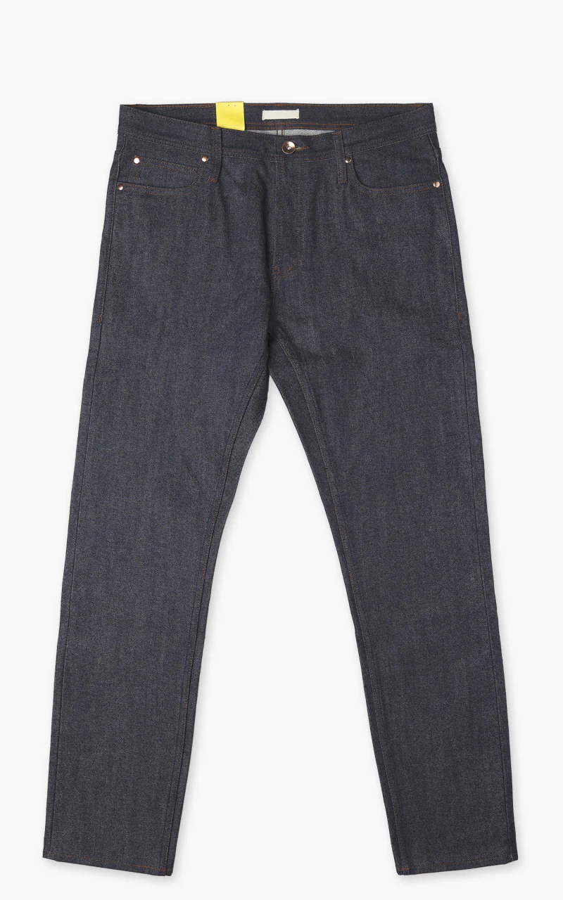 The Unbranded Brand UB401 Tight Fit Selvedge Indigo 14.5oz - Image 3