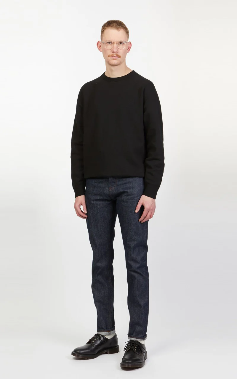 The Unbranded Brand UB401 Tight Fit Selvedge Indigo 14.5oz - Image 4