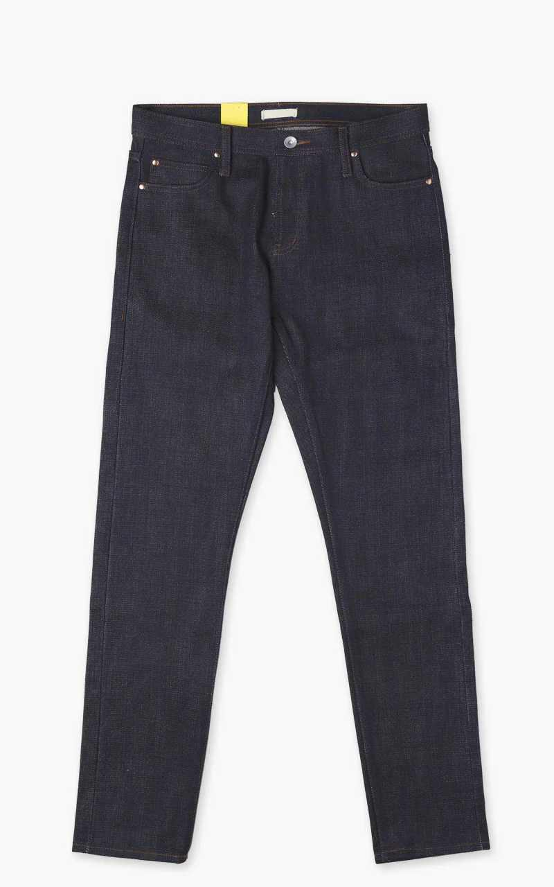 The Unbranded Brand UB421 Tight Fit Heavyweight Selvedge Indigo 21oz - Image 3