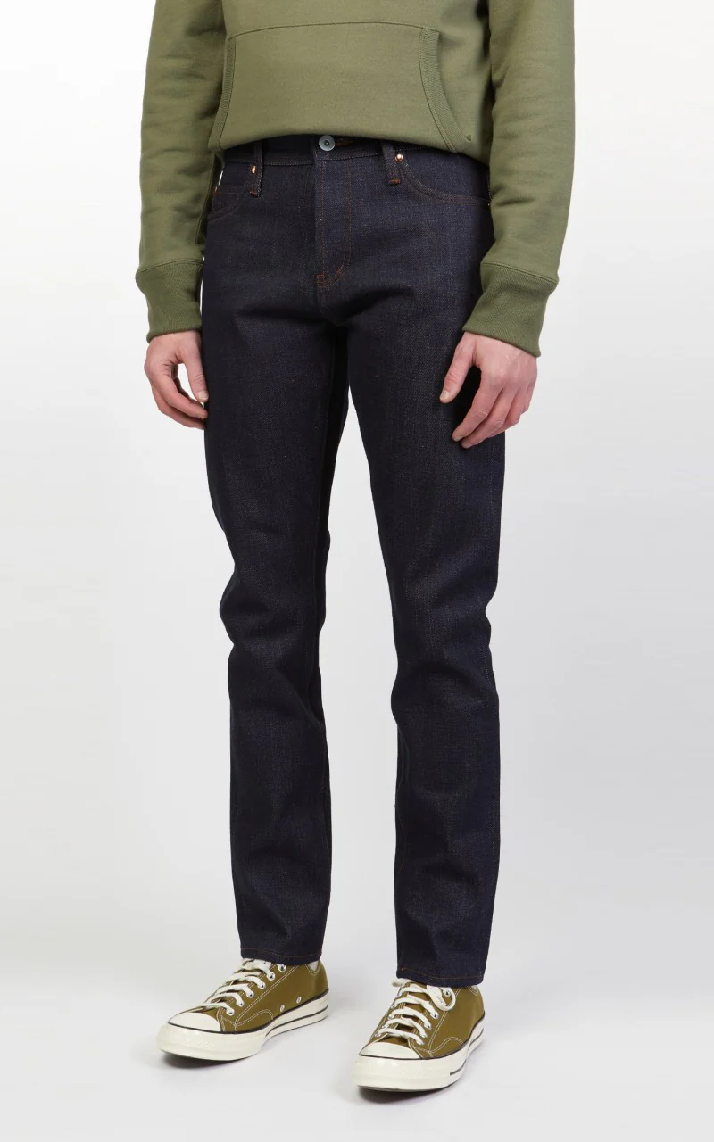 The Unbranded Brand UB421 Tight Fit Heavyweight Selvedge Indigo 21oz - Image 5