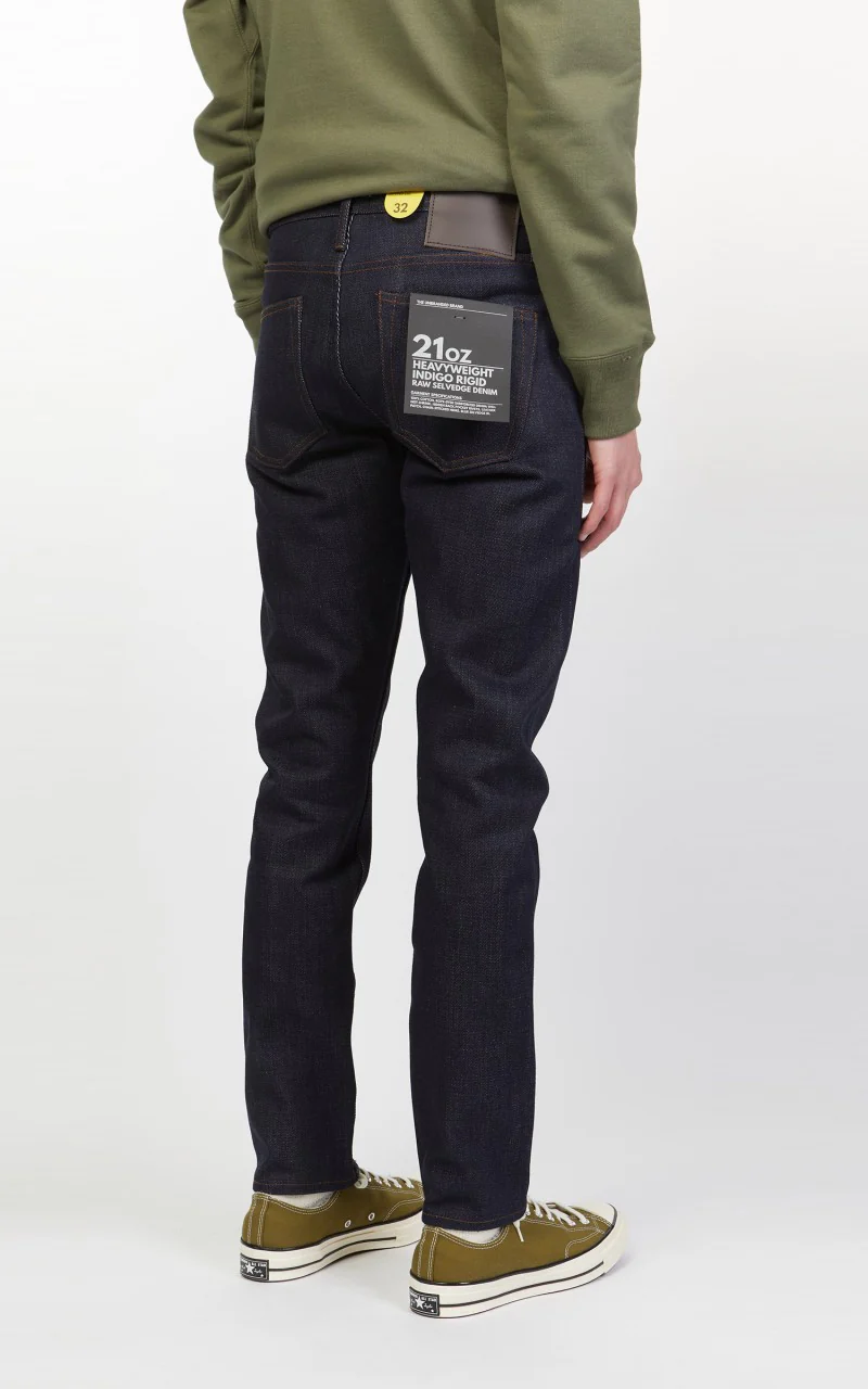 The Unbranded Brand UB421 Tight Fit Heavyweight Selvedge Indigo 21oz - Image 7