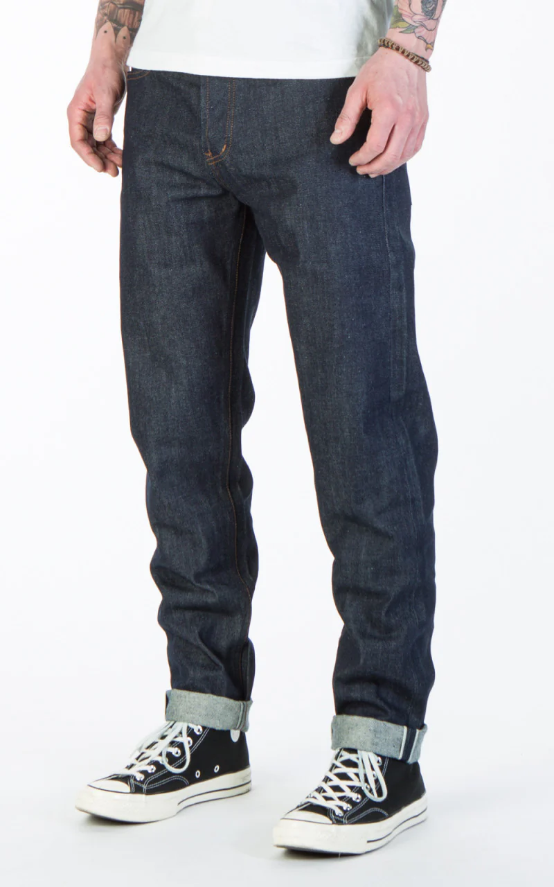 The Unbranded Brand UB601 Relaxed Fit Selvedge Indigo 14.5oz - Image 5