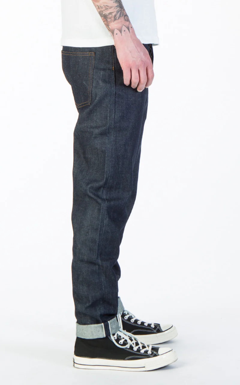 The Unbranded Brand UB601 Relaxed Fit Selvedge Indigo 14.5oz - Image 6