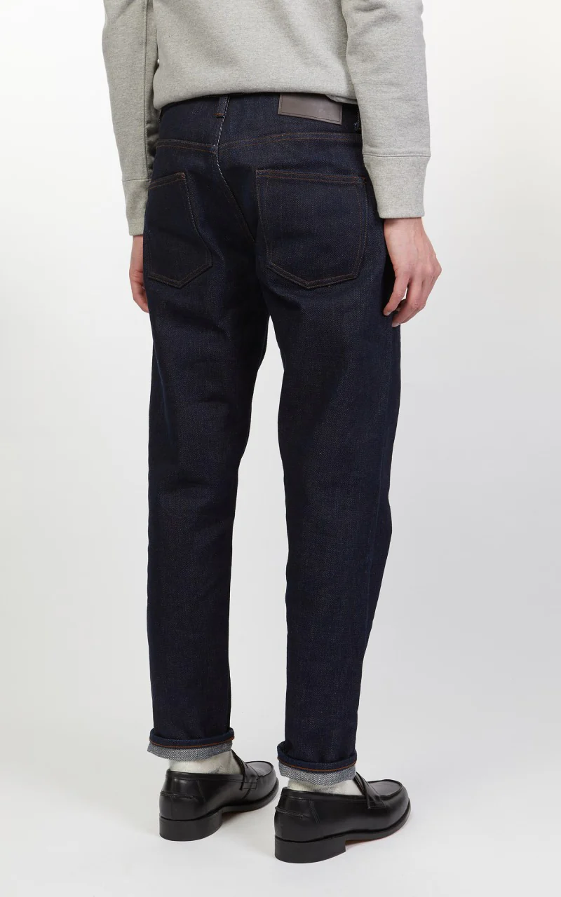 The Unbranded Brand UB621 Relaxed Fit Heavyweight Selvedge Indigo 21oz - Image 7