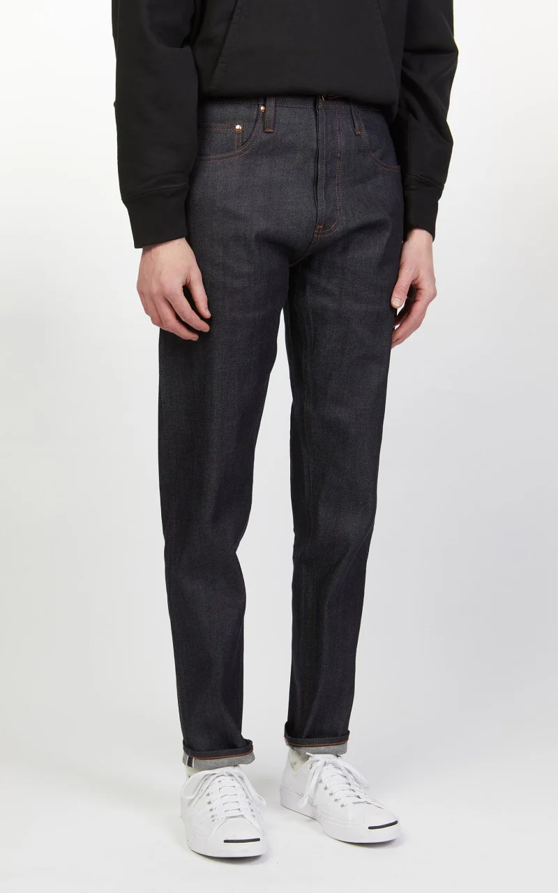 The Unbranded Brand UB622 Relaxed Tapered Fit Stretch Selvedge Indigo 11oz - Image 5