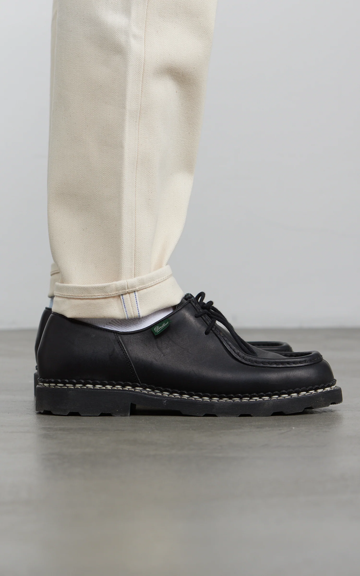 The Unbranded Brand UB697 Relaxed Tapered Fit Selvedge Ecru 13.5oz - Image 5