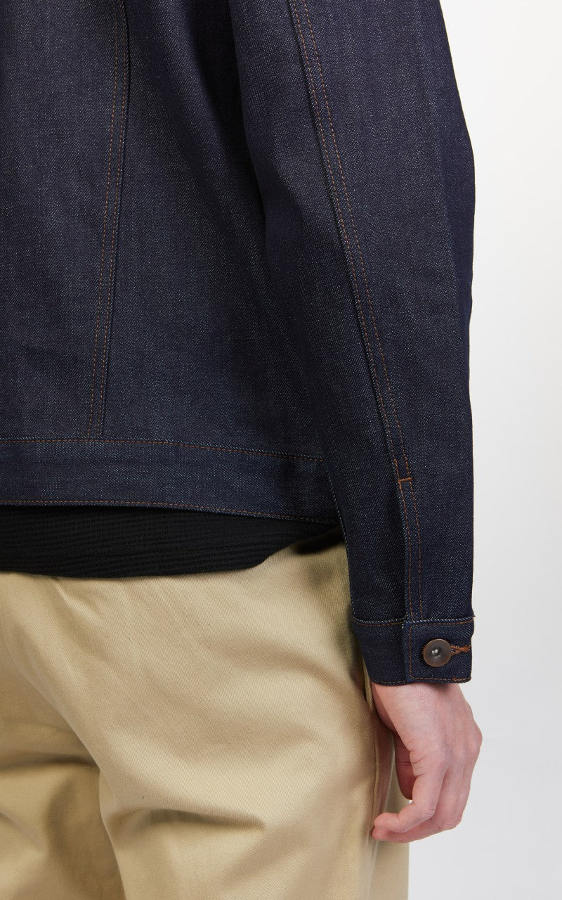 The Unbranded Brand UB901 Denim Jacket Indigo Selvedge 14.5oz - Image 7