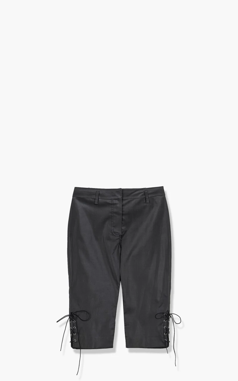TheOpen Product Lace Up Mid Length Shorts Black