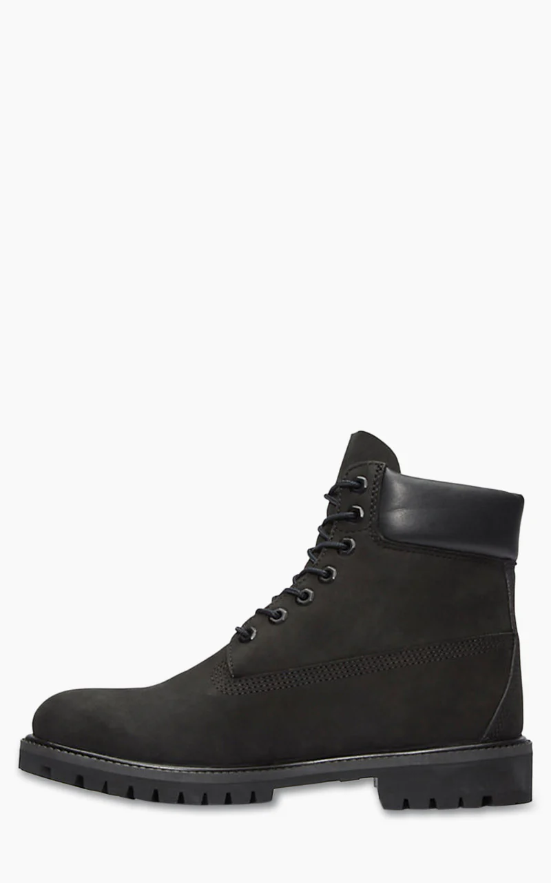 Timberland Premium 6 Inch Boot Black Nubuck - Image 6