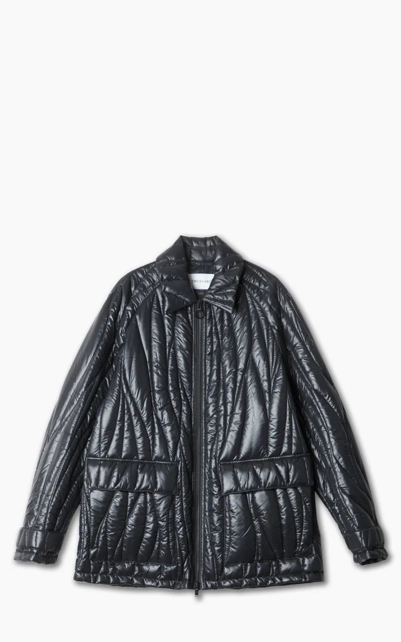 Trussardi Padded Nylon Jacket Black