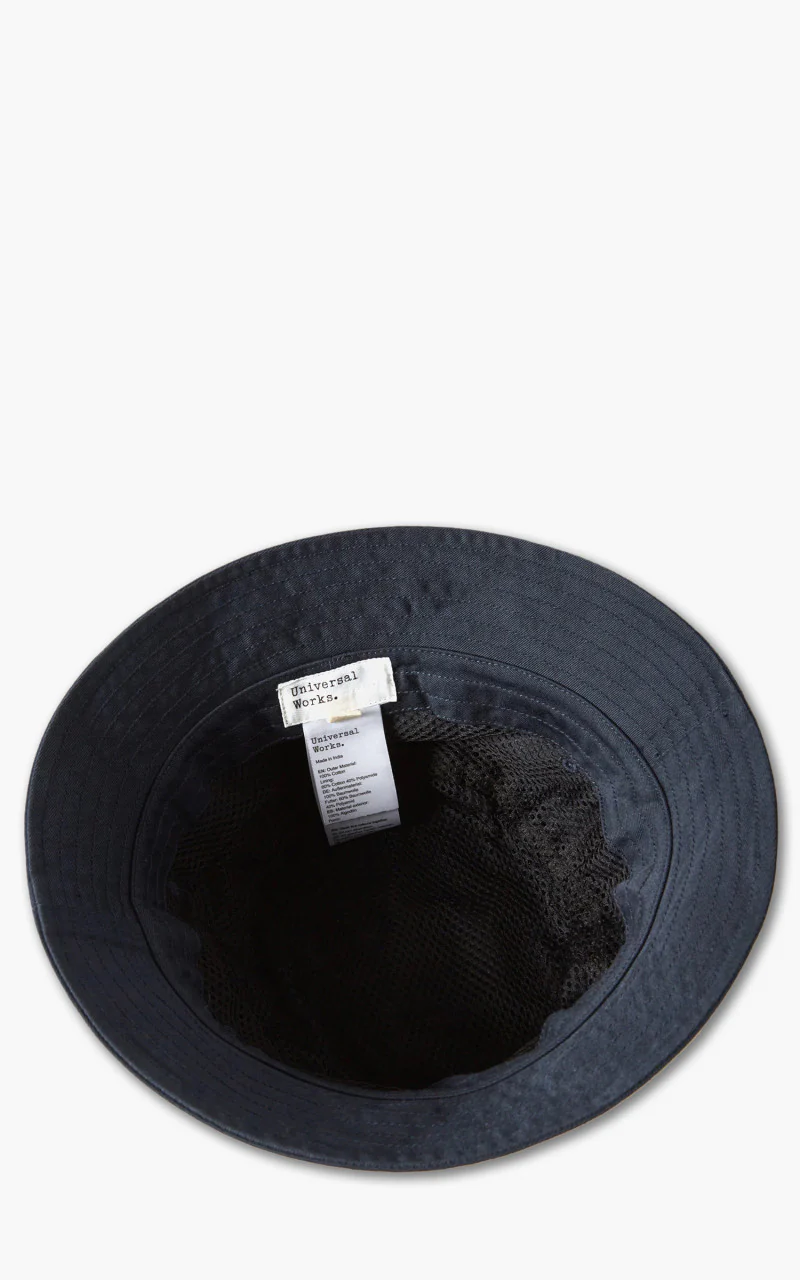 Universal Works Beach Hat Twill Navy - Image 3