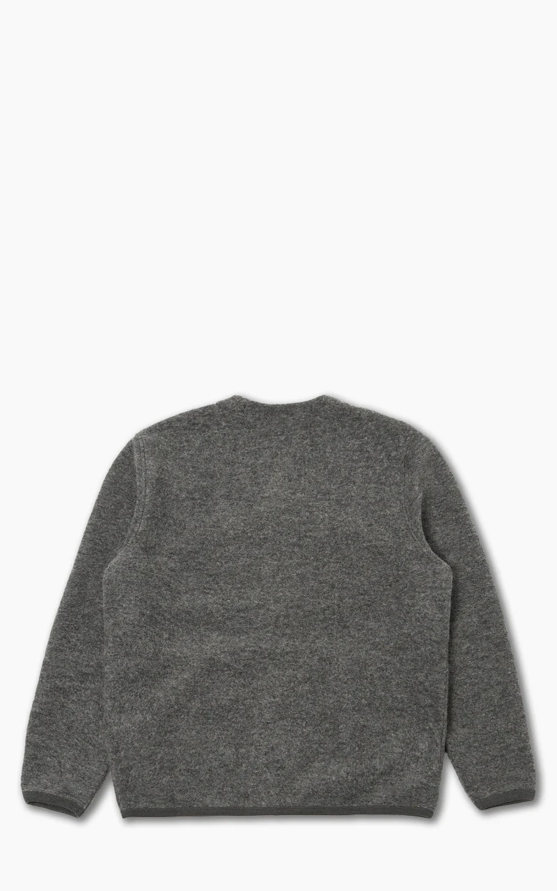 Universal Works Cardigan Wool Fleece Grey Marl - Image 9