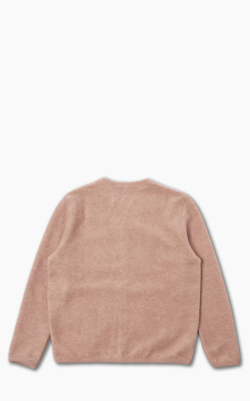 Universal Works Cardigan Wool Fleece Pink - Image 9
