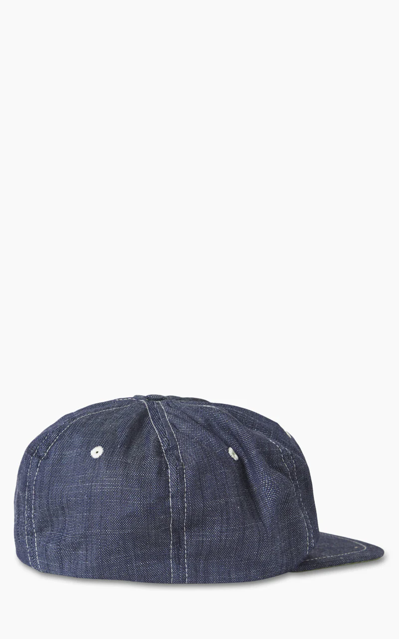 Universal Works Cricket Cap Atlantic Denim Indigo - Image 5