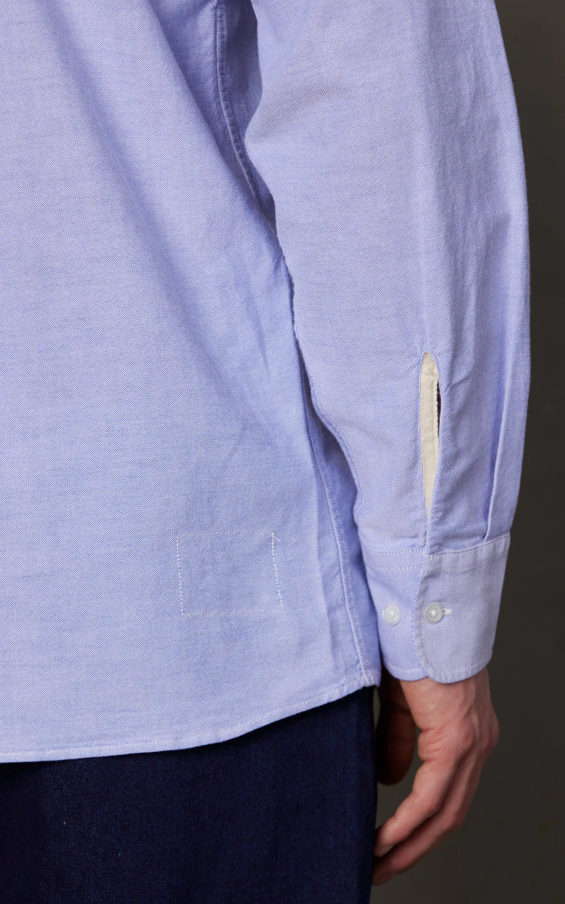 Universal Works Daybrook Shirt JPN Oxford Cotton Sky - Image 6