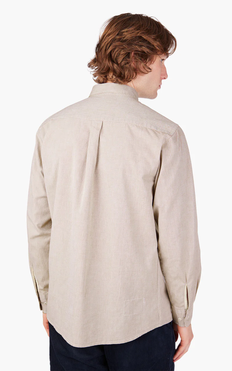 Universal Works Daybrook Shirt Organic Oxford Sand - Image 6