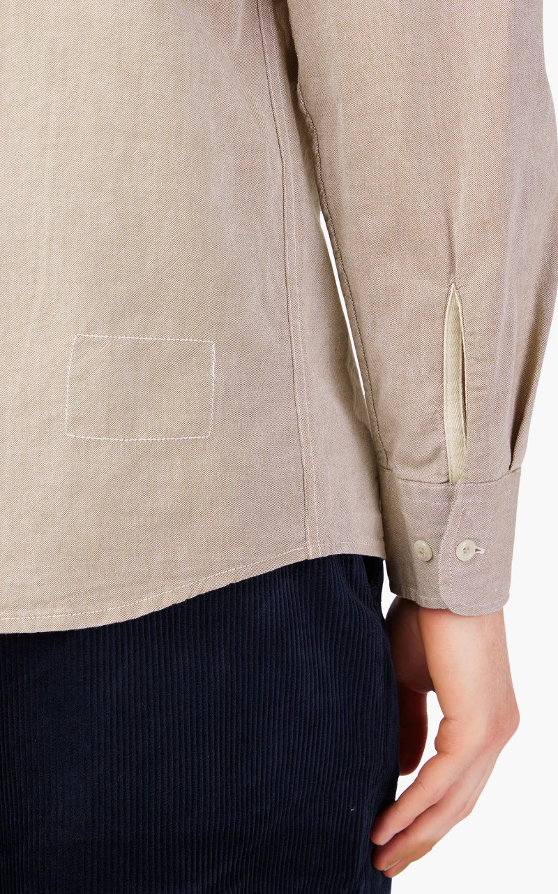 Universal Works Daybrook Shirt Organic Oxford Sand - Image 7