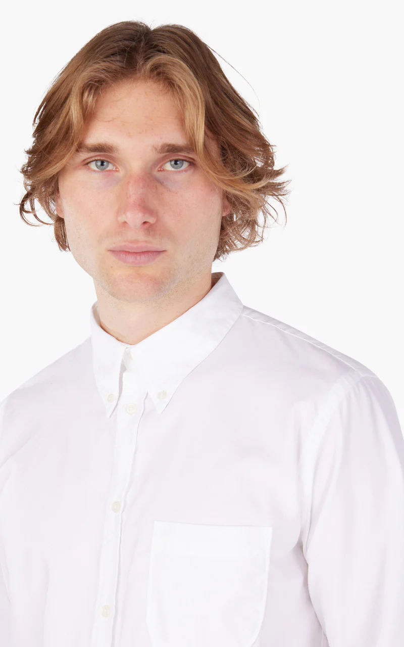 Universal Works Daybrook Shirt Organic Oxford White - Image 4