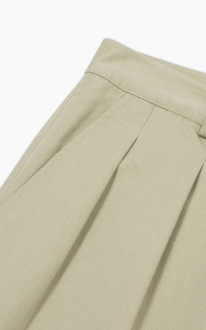 Universal Works Double Pleat Pant Twill Stone - Image 5