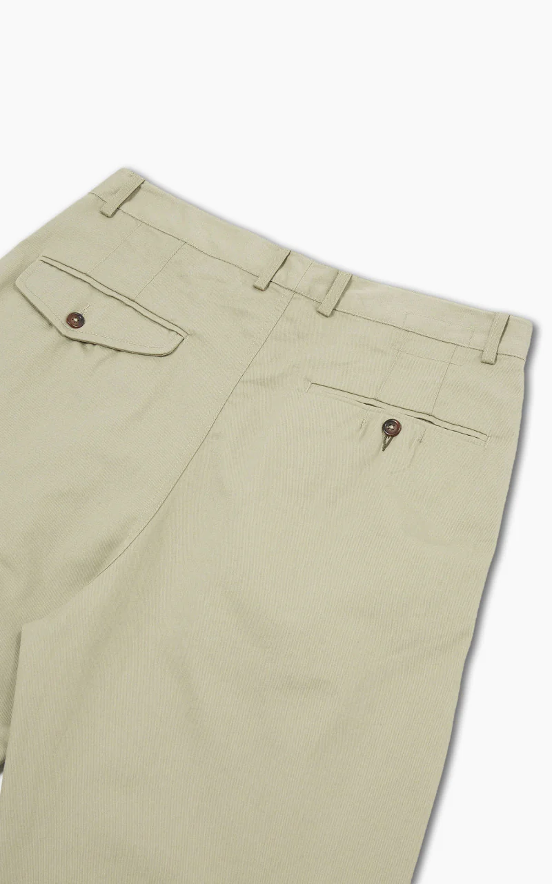 Universal Works Double Pleat Pant Twill Stone - Image 7