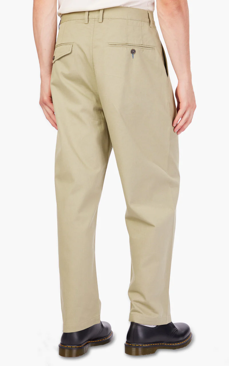 Universal Works Double Pleat Pant Twill Stone - Image 8