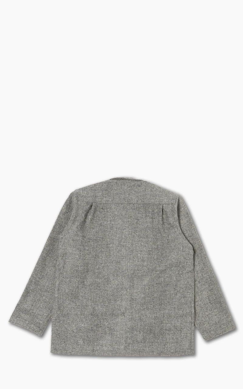 Universal Works Easy Over Jacket Harris Tweed Grey - Image 7