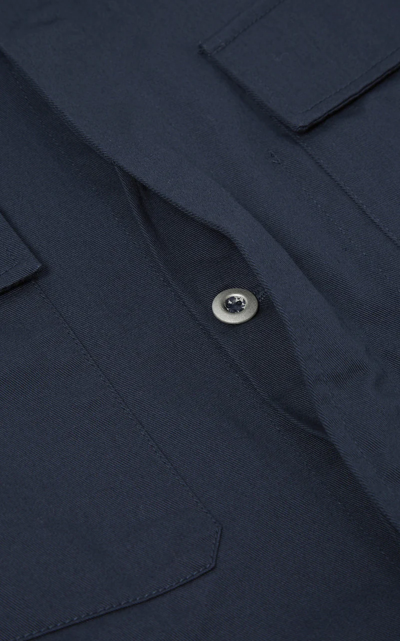 Universal Works Fatigue Jacket Navy - Image 7