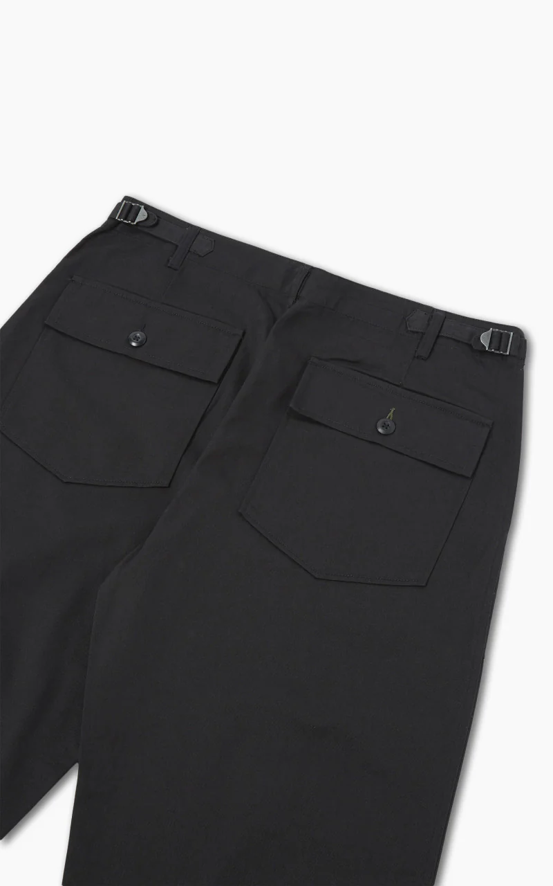 Universal Works Fatigue Pant Twill Black - Image 3
