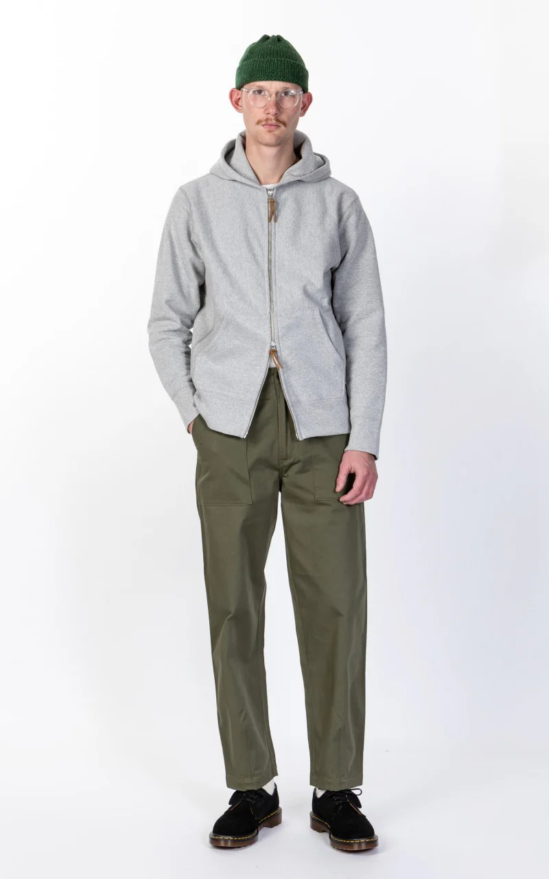 Universal Works Fatigue Pant Twill Light Olive - Image 2