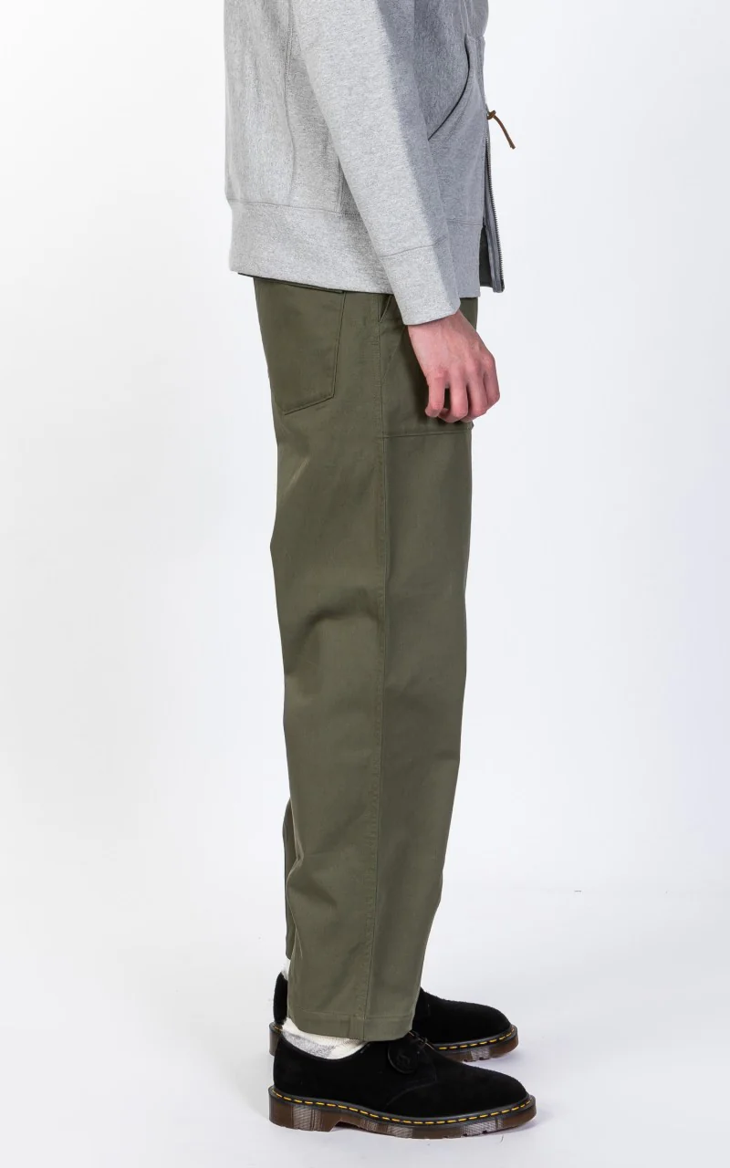 Universal Works Fatigue Pant Twill Light Olive - Image 5
