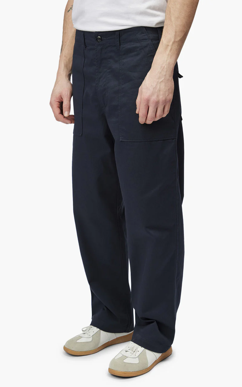 Universal Works Fatigue Pant Twill Navy - Image 2