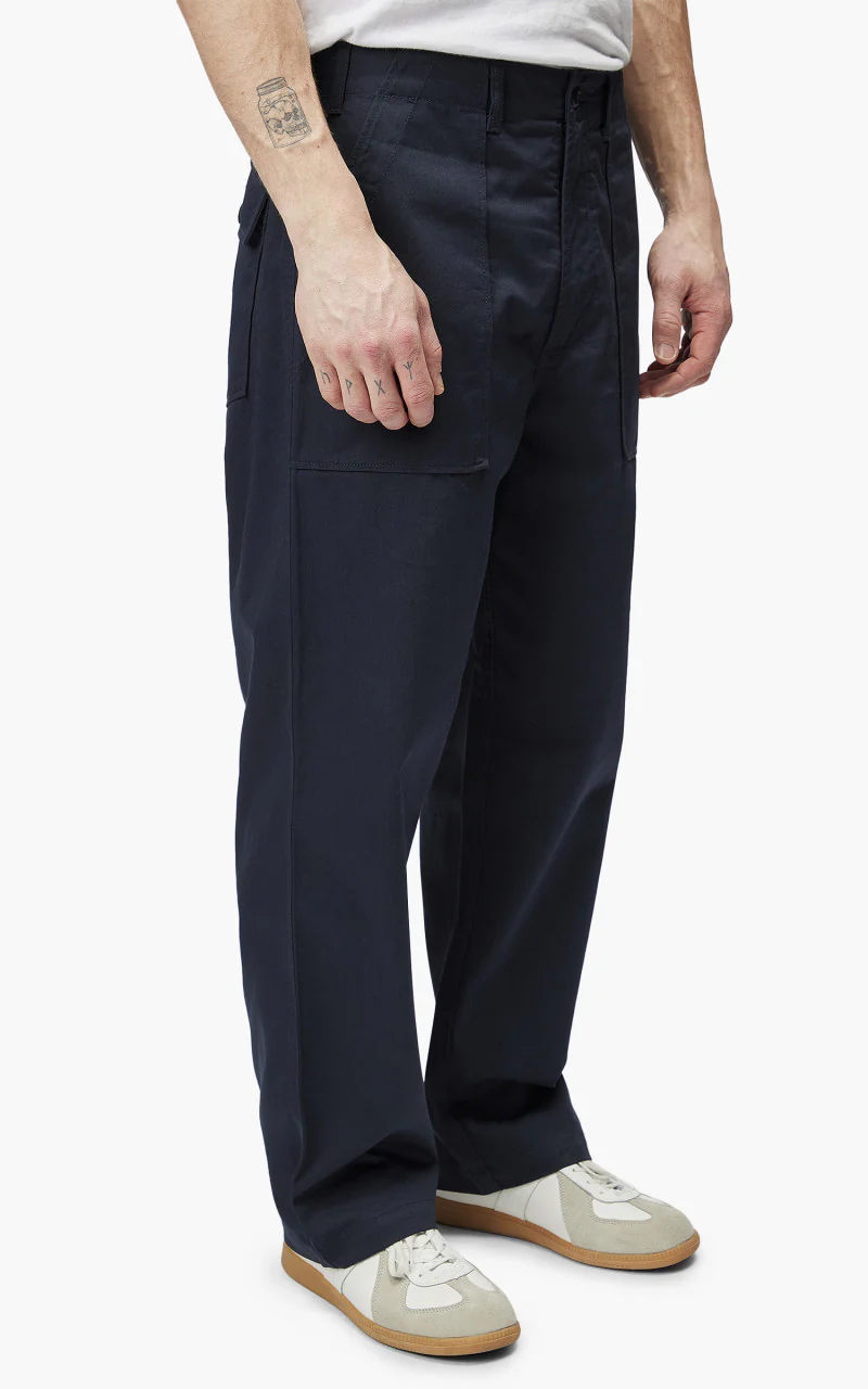 Universal Works Fatigue Pant Twill Navy - Image 6