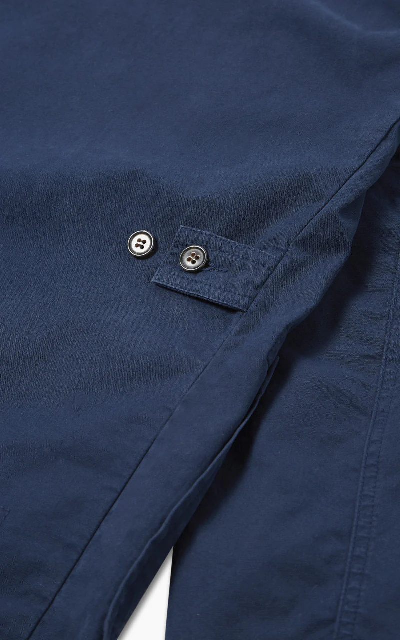 Universal Works Five Pocket Jacket Summer Canvas Navy - Image 8