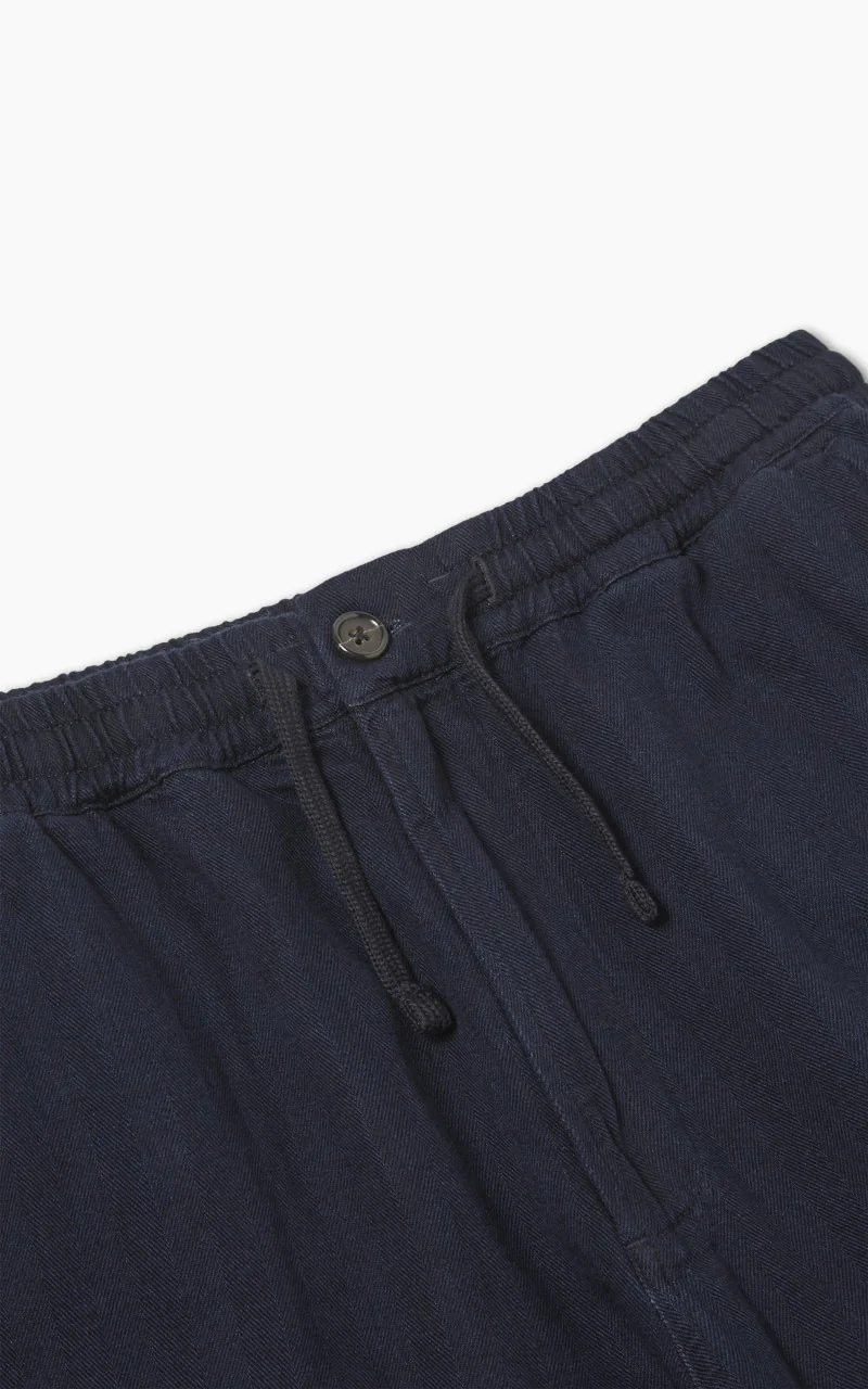 Universal Works HI Water Trouser Herringbone Denim Indigo - Image 3