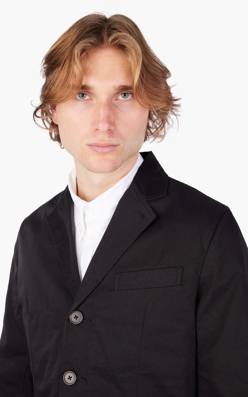 Universal Works London Jacket Twill Black - Image 6