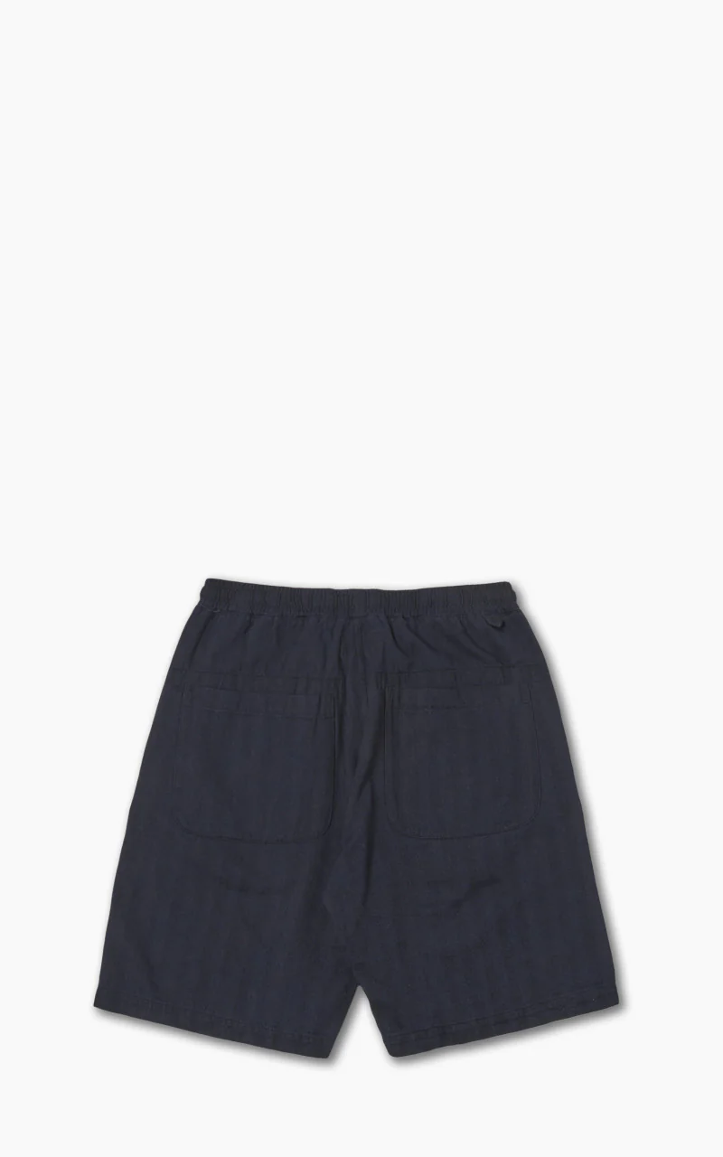 Universal Works Lumber Short Herringbone Denim Indigo - Image 5