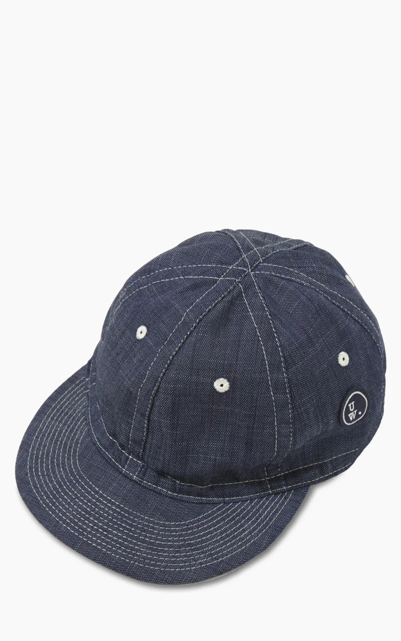 Universal Works Mechanics Cap Atlantic Denim Indigo - Image 4