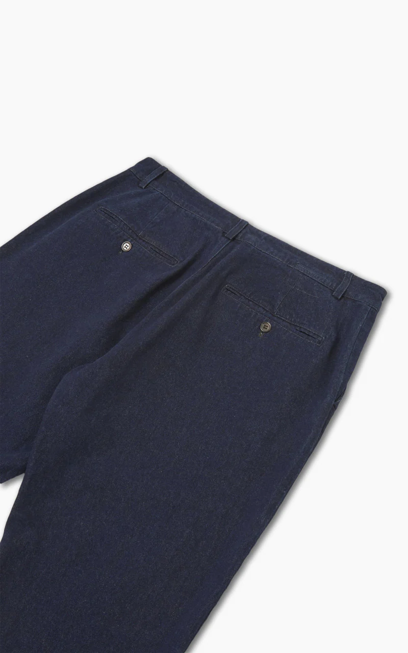 Universal Works Military Chino Denim Indigo - Image 3