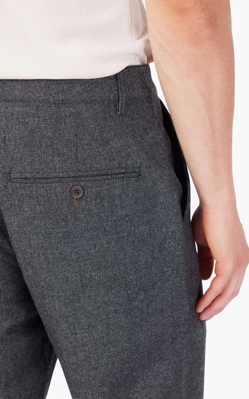 Universal Works Military Chino Italian Tweed Grey - Image 8