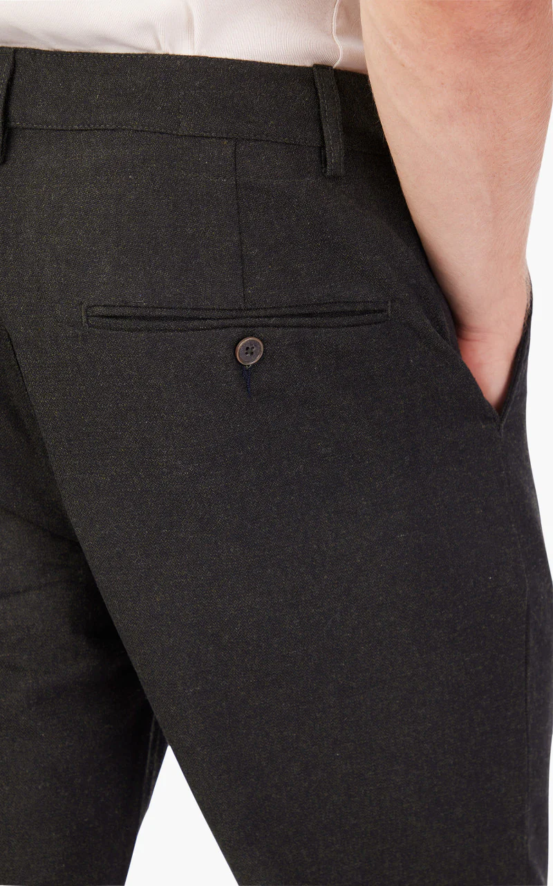 Universal Works Military Chino Italian Tweed Olive - Image 7