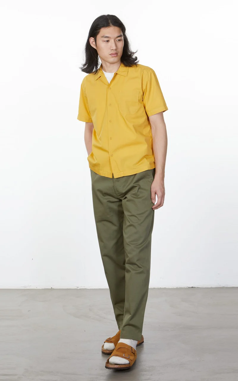 Universal Works Military Chino Twill Light Olive - Image 2